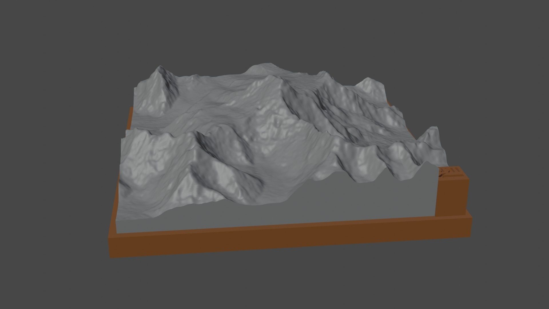 Chogolisa I mountain 3D print model_6