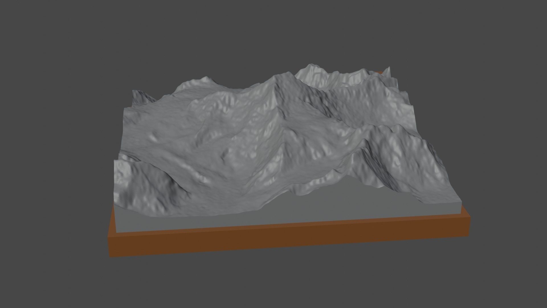 Chogolisa I mountain 3D print model_2