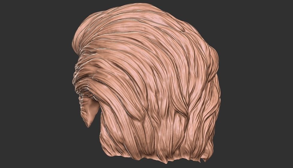 hair 35 3D print model_6