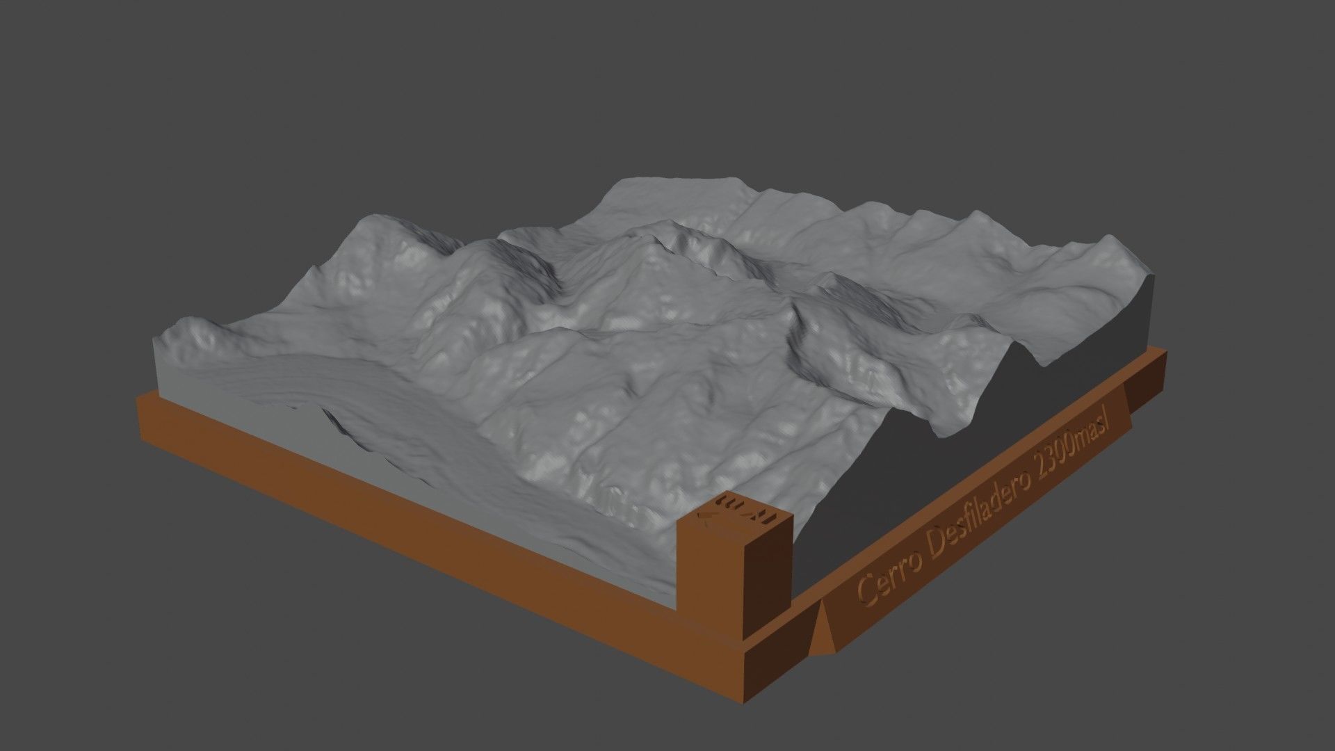 Cerro Desfiladero 3D print model_3