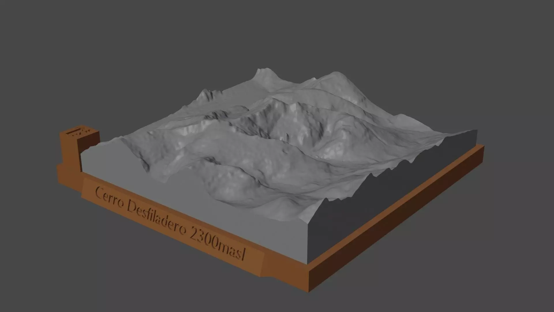 Cerro Desfiladero 3D print model_0