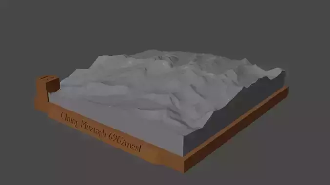 Chung Muztagh 3D print model