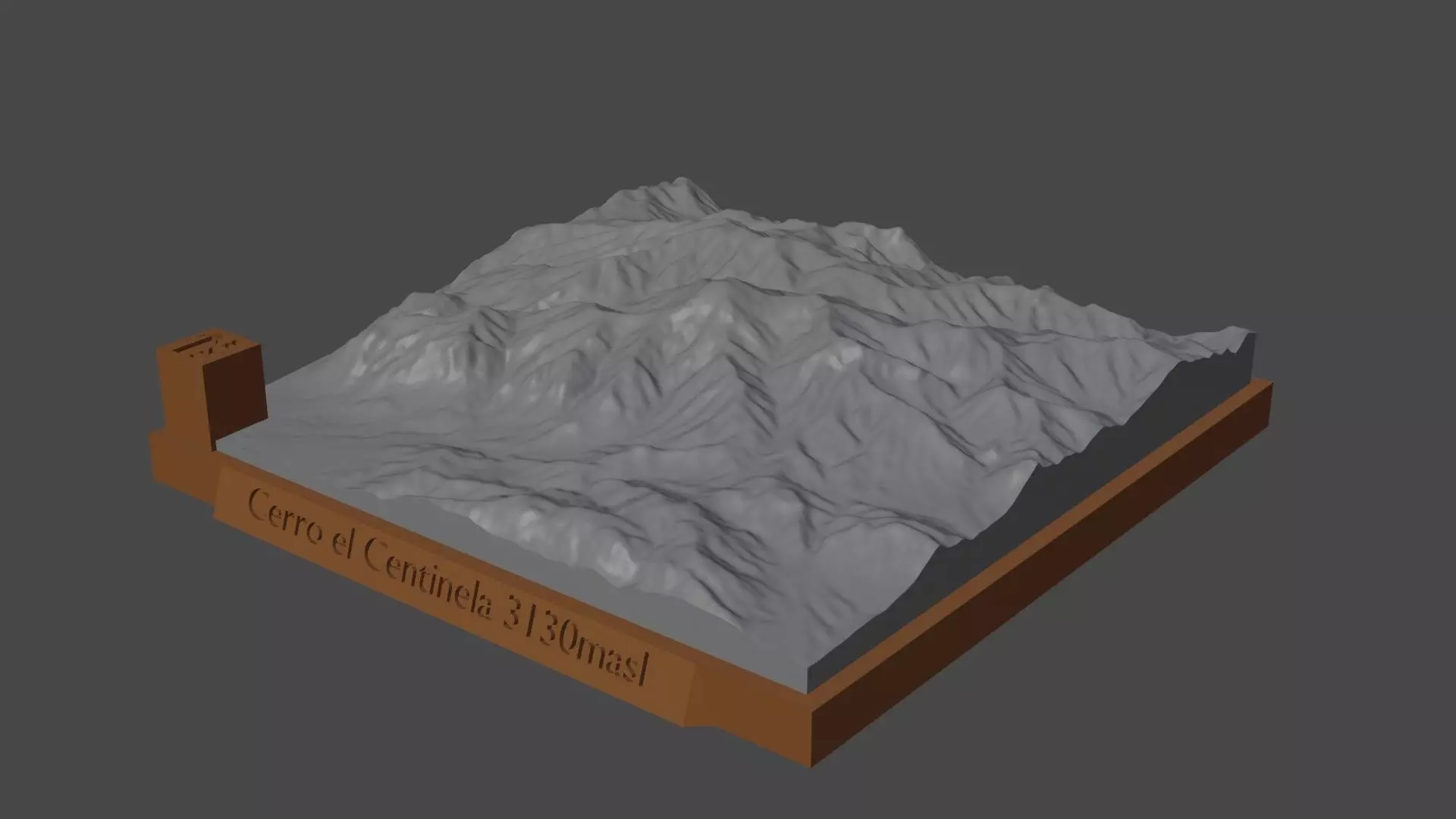 Cerro el Centinela 3D print model