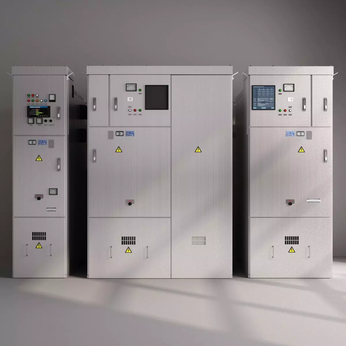 Distribution Box ammeter transformer 3D model_0