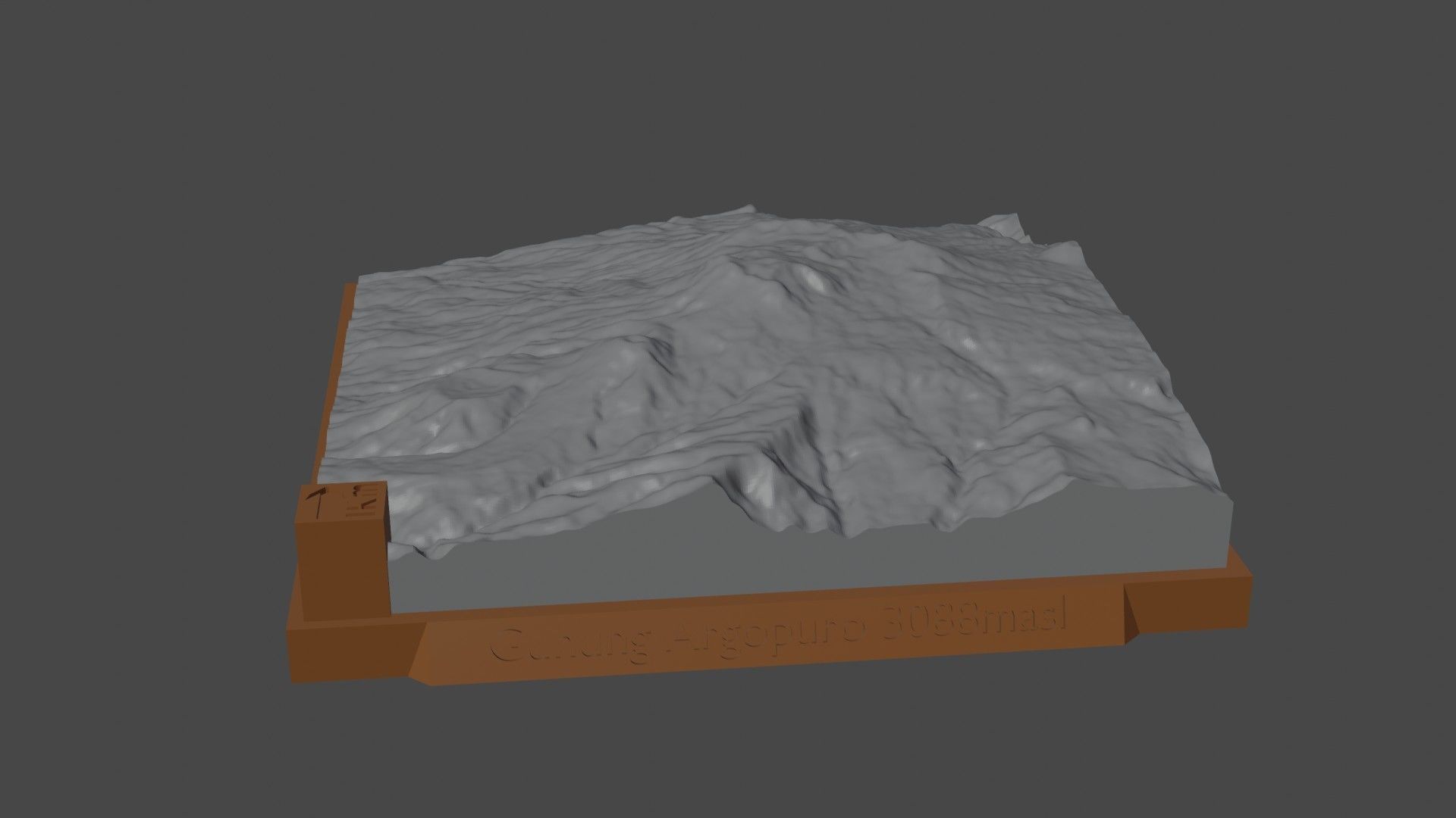 Gunung Argopuro 3D print model_5