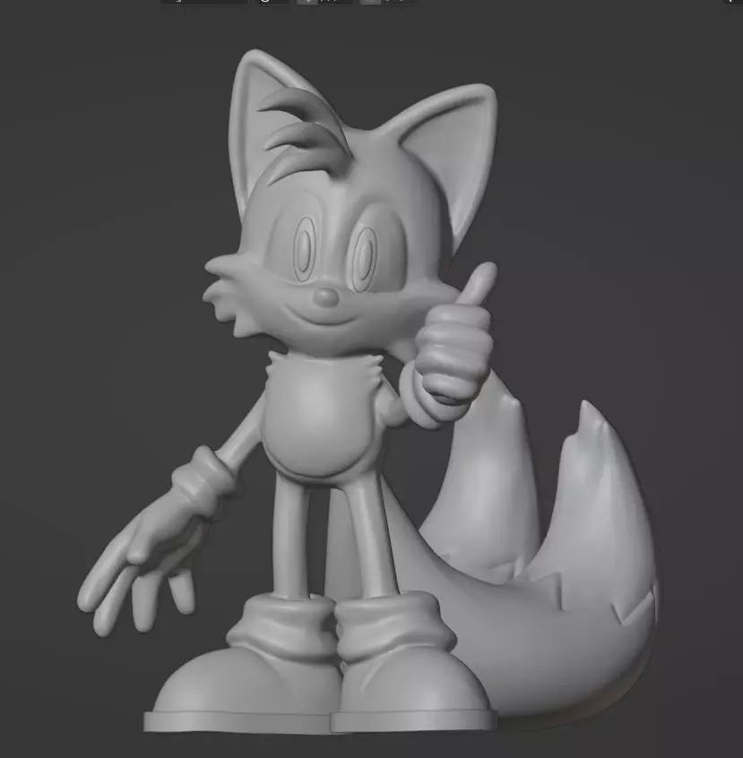 MILES TAILS - SONIC 01 3D print model_0