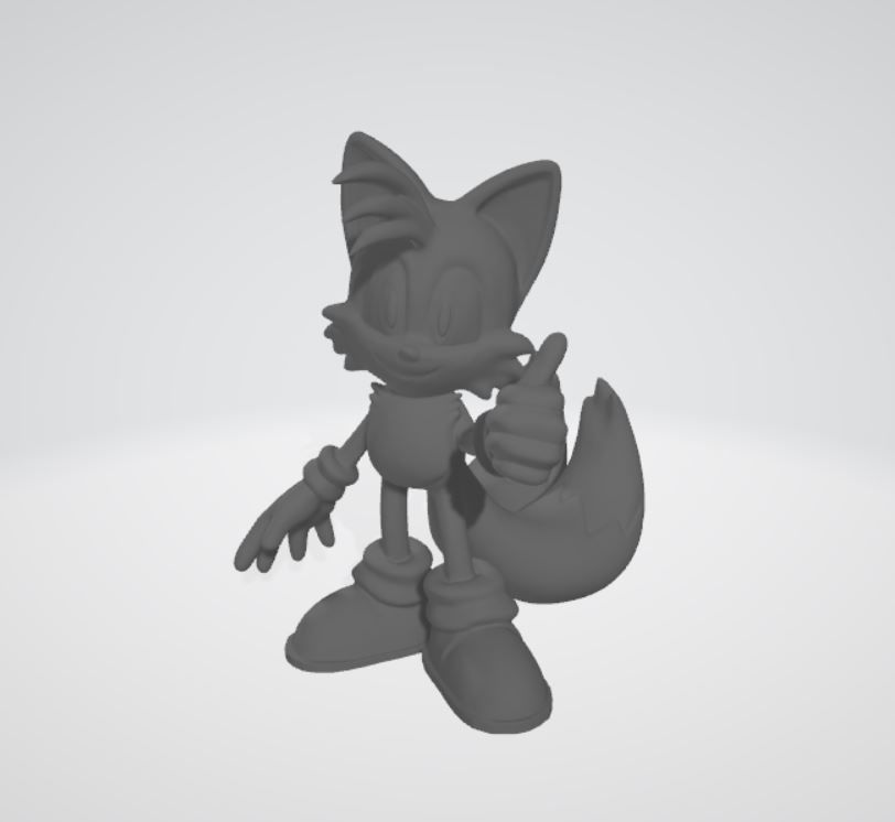 MILES TAILS - SONIC 01 3D print model_4