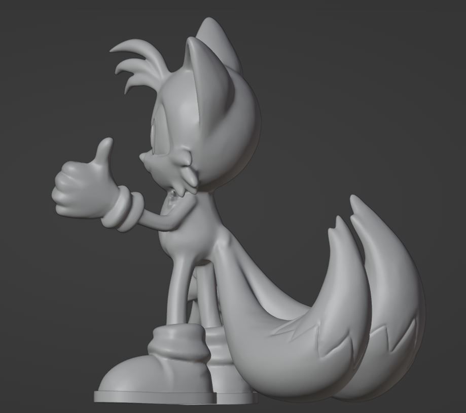 MILES TAILS - SONIC 01 3D print model_1
