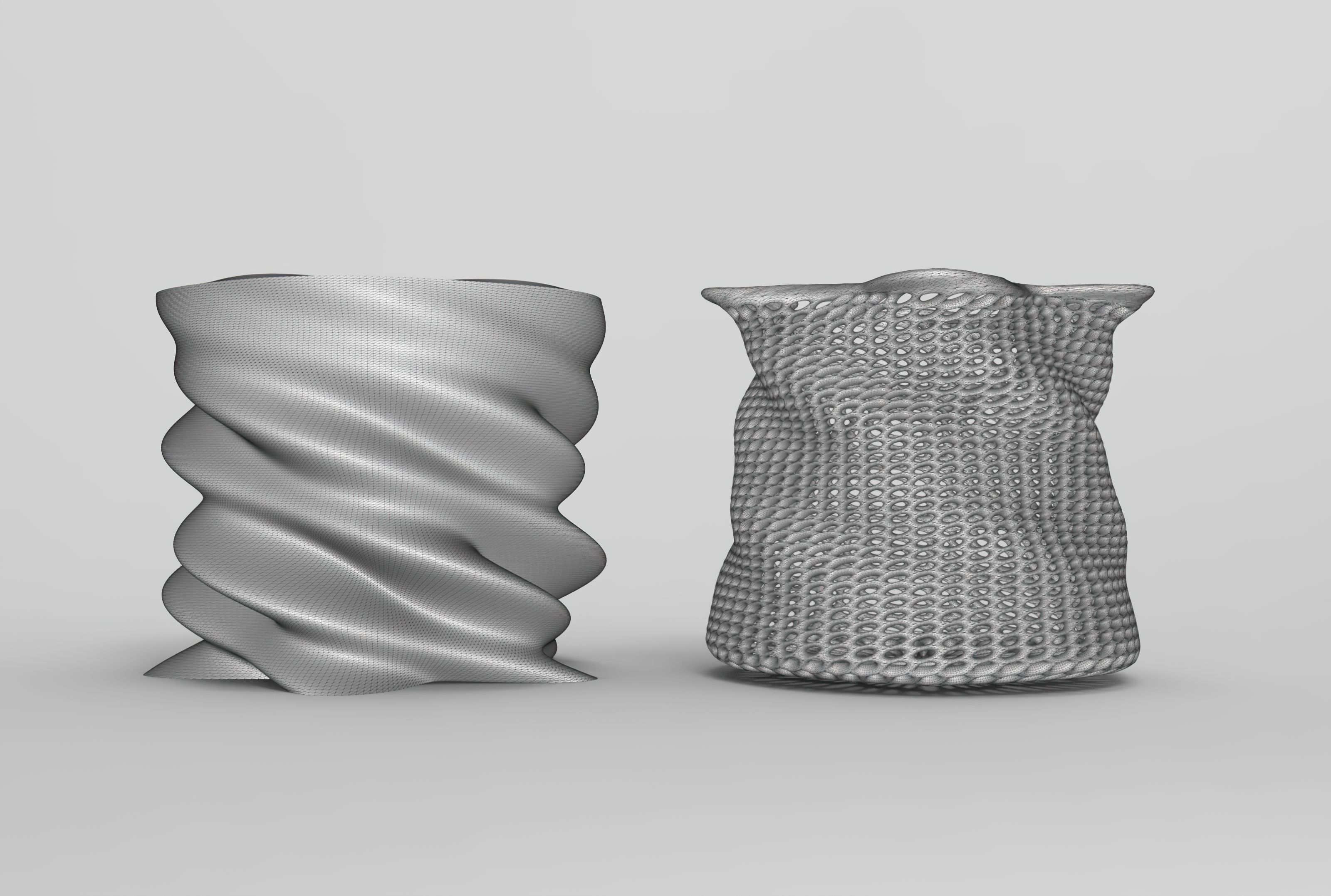 Vase Voronoi 32 3D print model_2