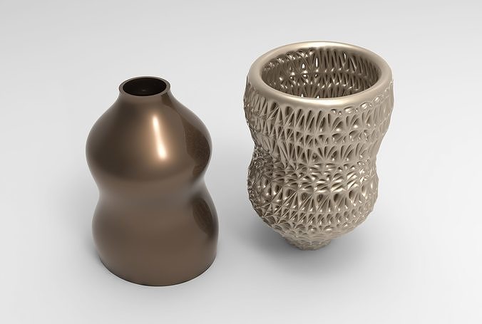 Vase Voronoi 33 3D print model