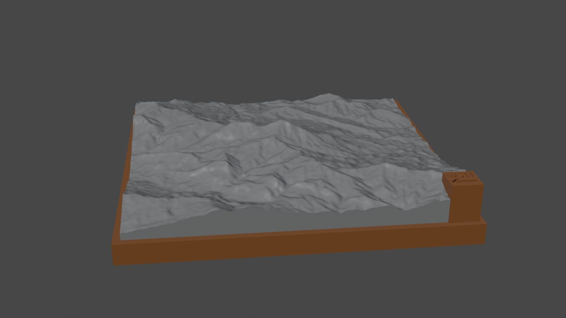 Gunung Besar 3D print model_6