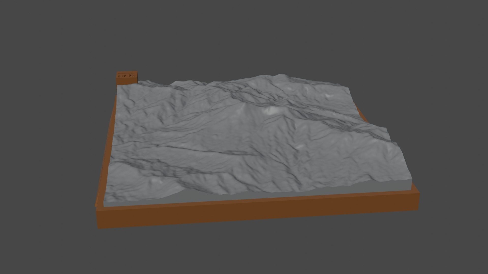 Gunung Besar 3D print model_1