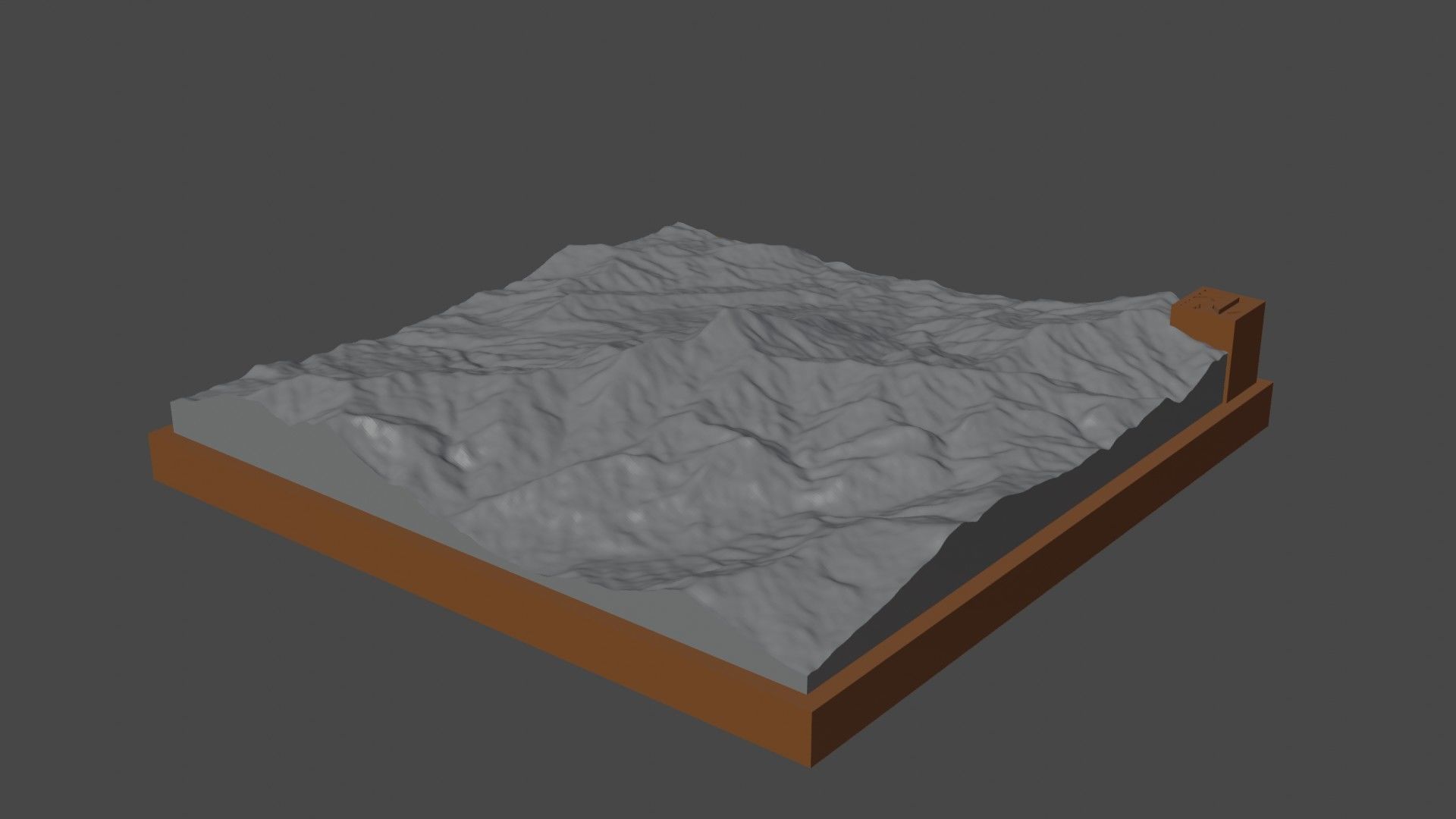 Gunung Besar 3D print model_7