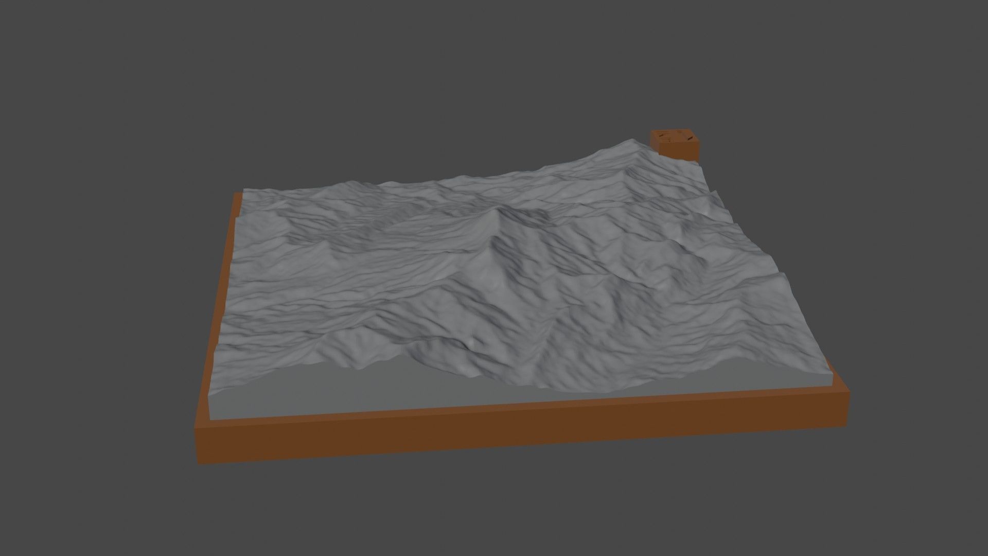 Gunung Besar 3D print model_2