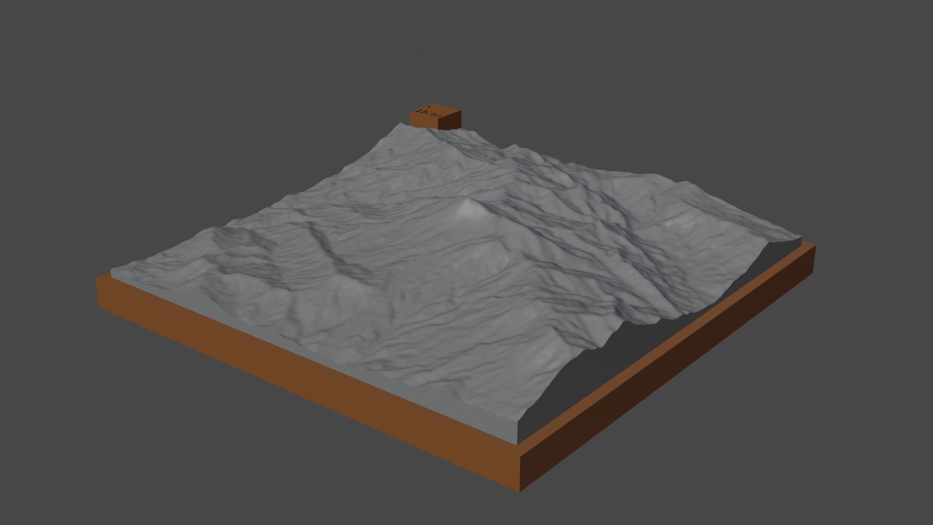 Gunung Besar 3D print model_4