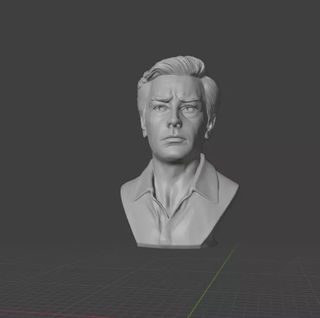 Alain Delon 3D print model_21