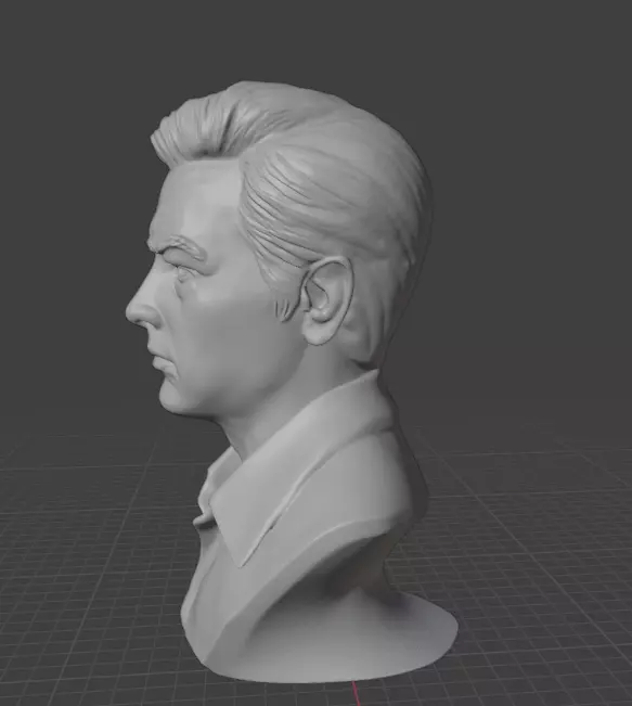 Alain Delon 3D print model_4