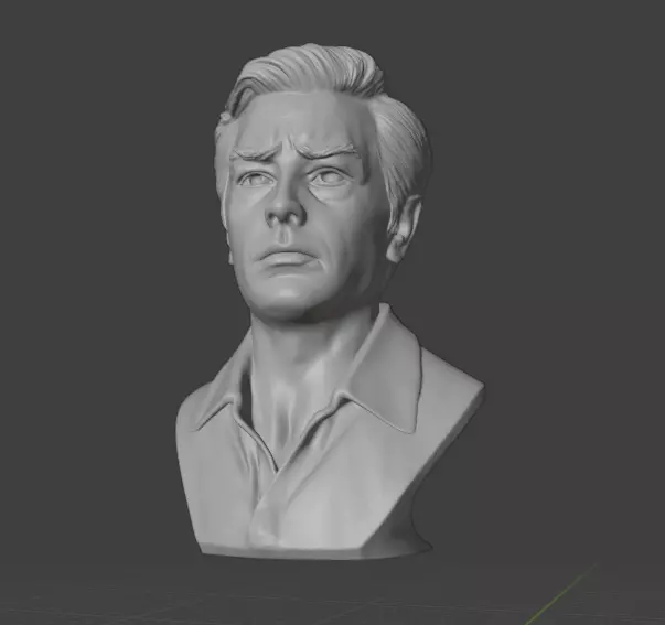 Alain Delon 3D print model_6