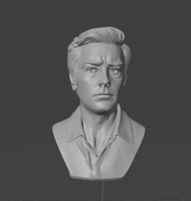 Alain Delon 3D print model_11