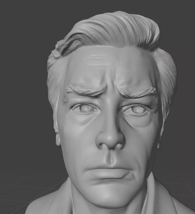 Alain Delon 3D print model_8