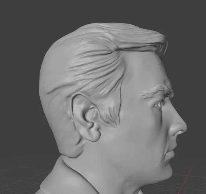 Alain Delon 3D print model_10