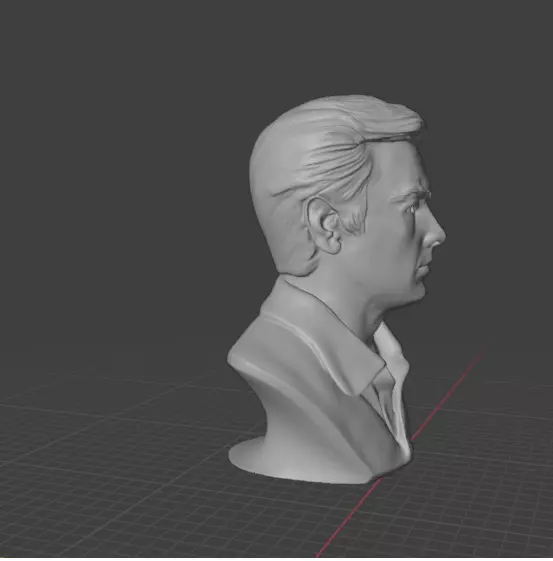 Alain Delon 3D print model_2