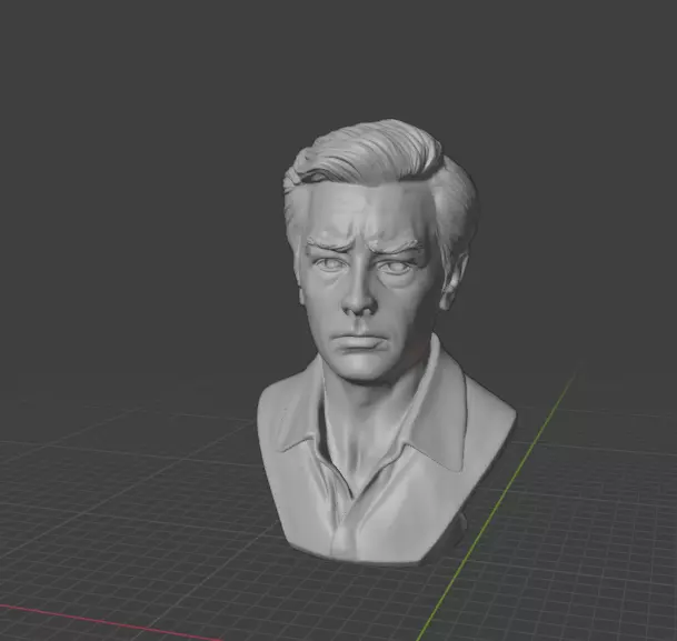 Alain Delon 3D print model_20