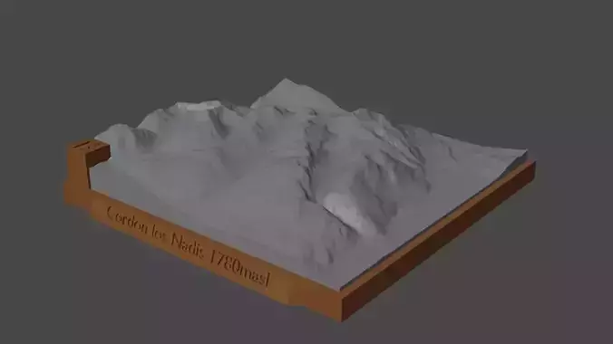 Cordon los Nadis 3D print model