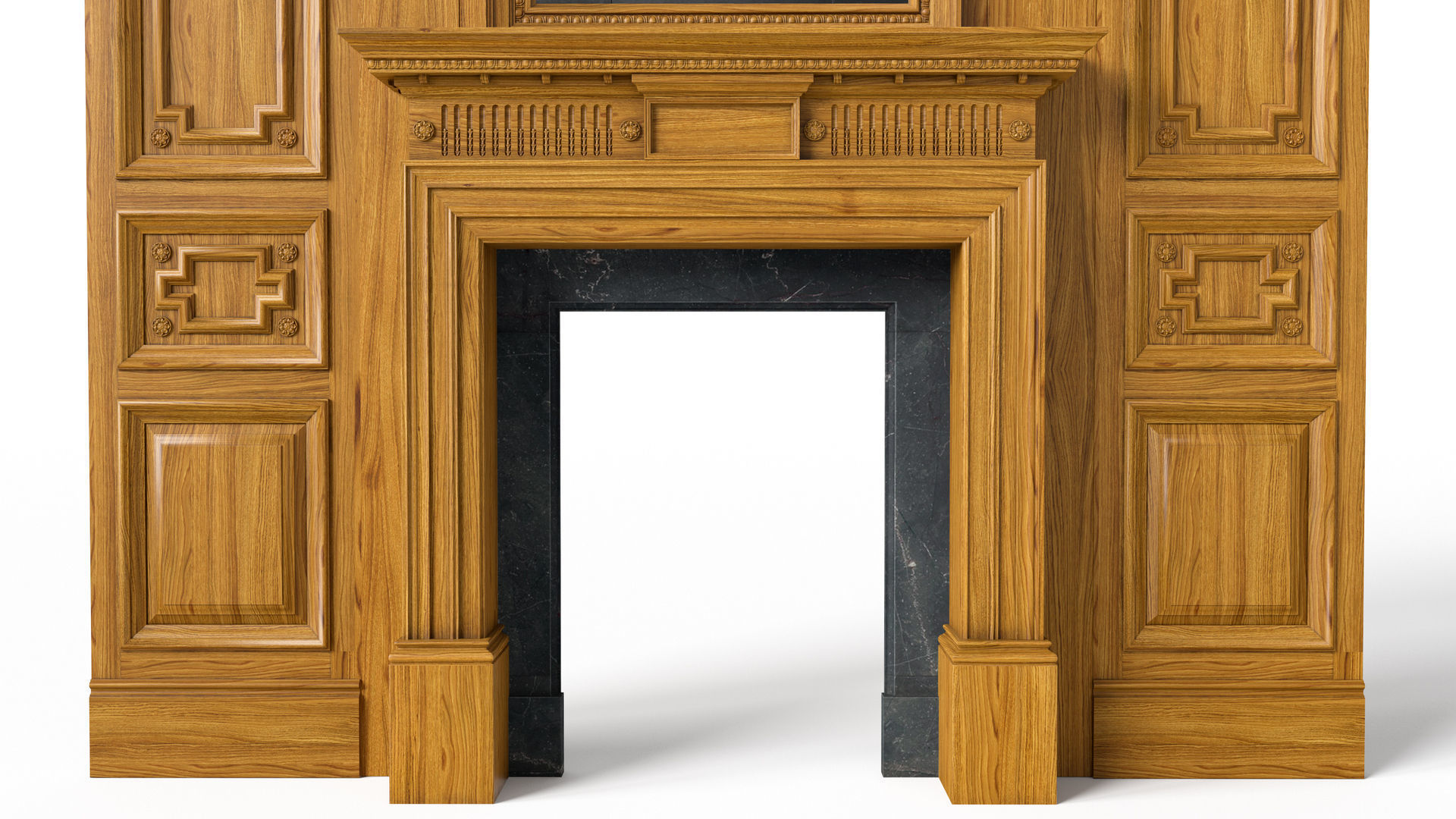 Fireplace 01 05 3D model_1
