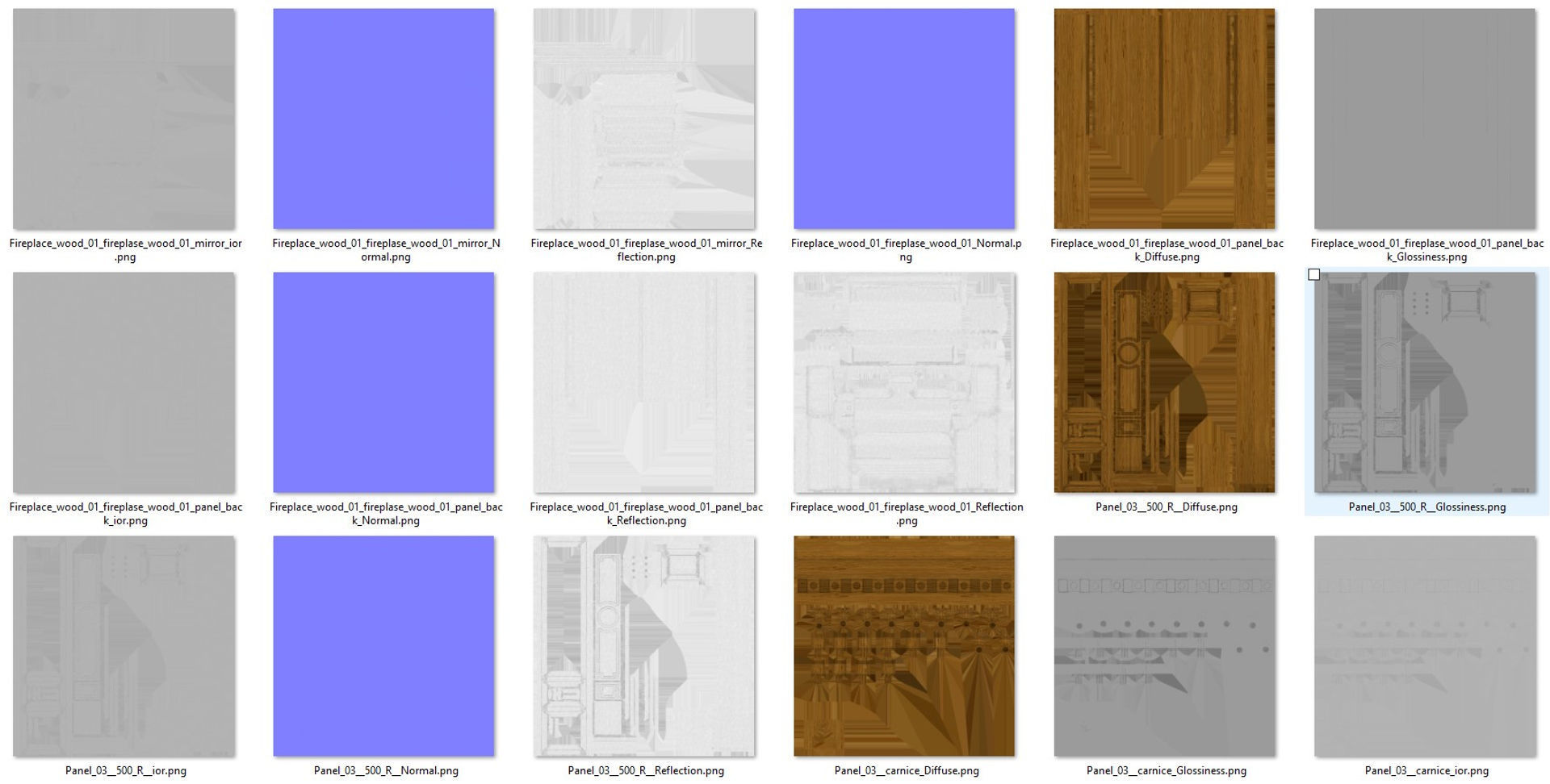 Fireplace 01 05 3D model_38