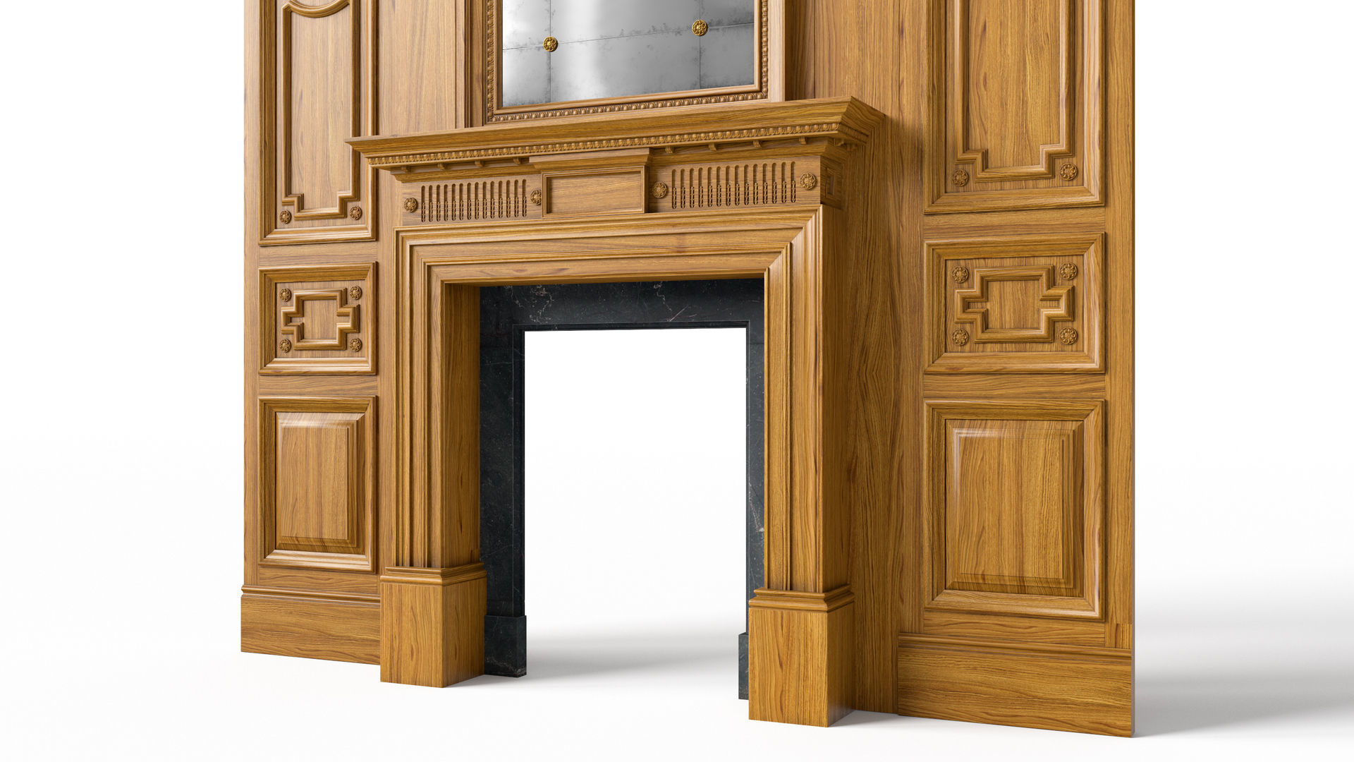 Fireplace 01 05 3D model_8