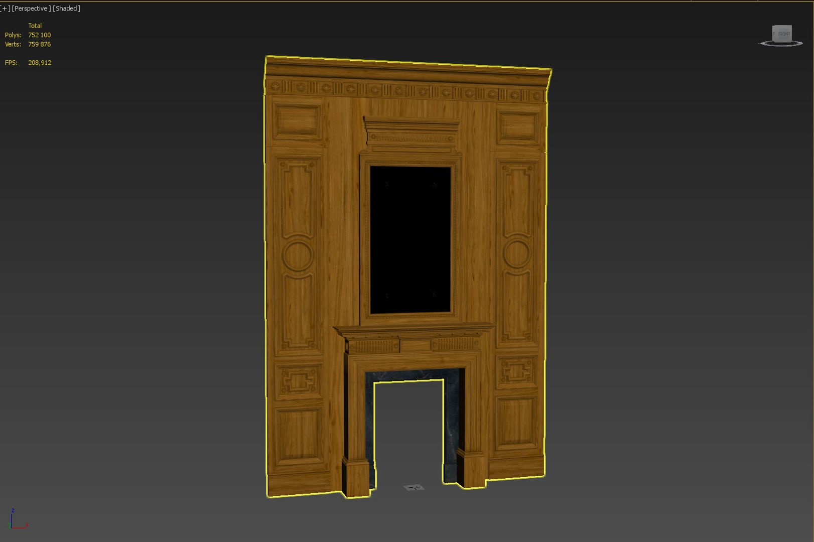 Fireplace 01 05 3D model_32