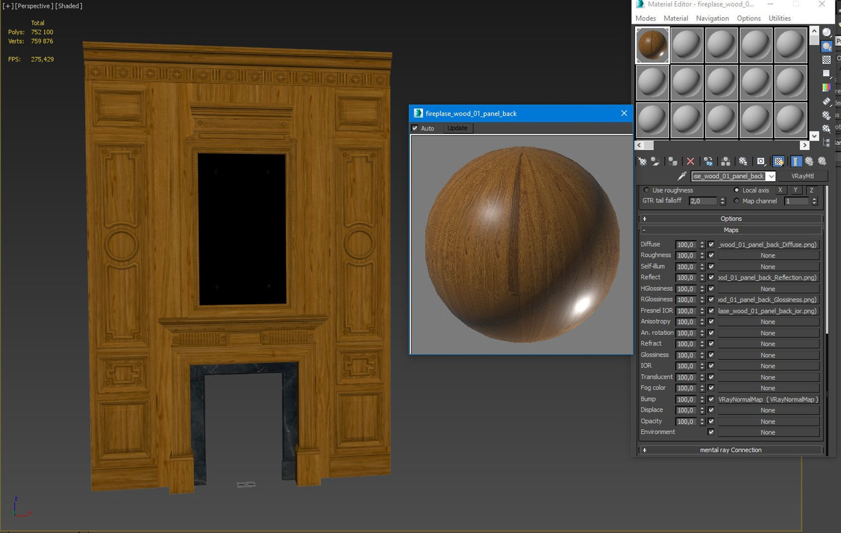 Fireplace 01 05 3D model_36