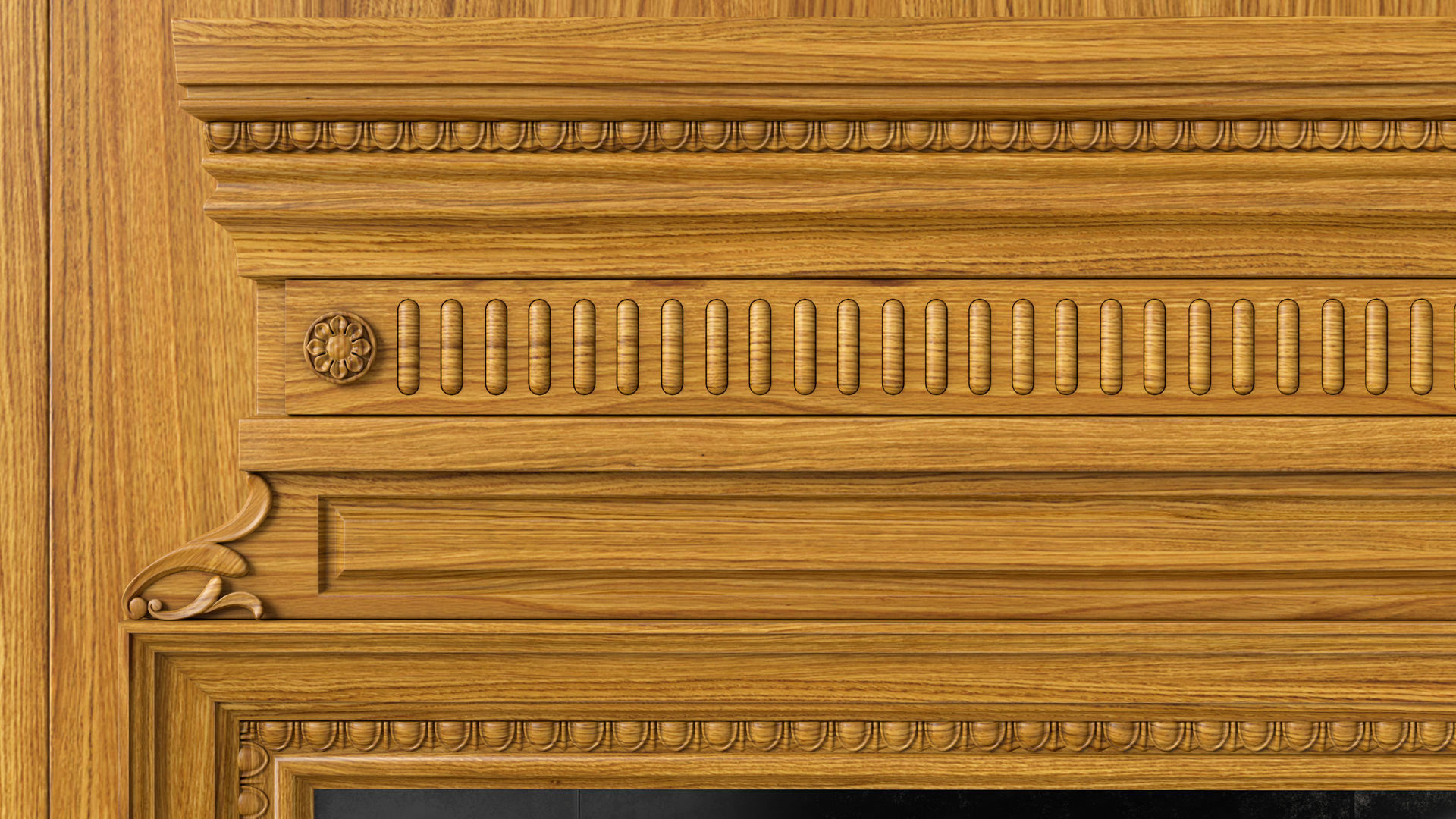 Fireplace 01 05 3D model_2