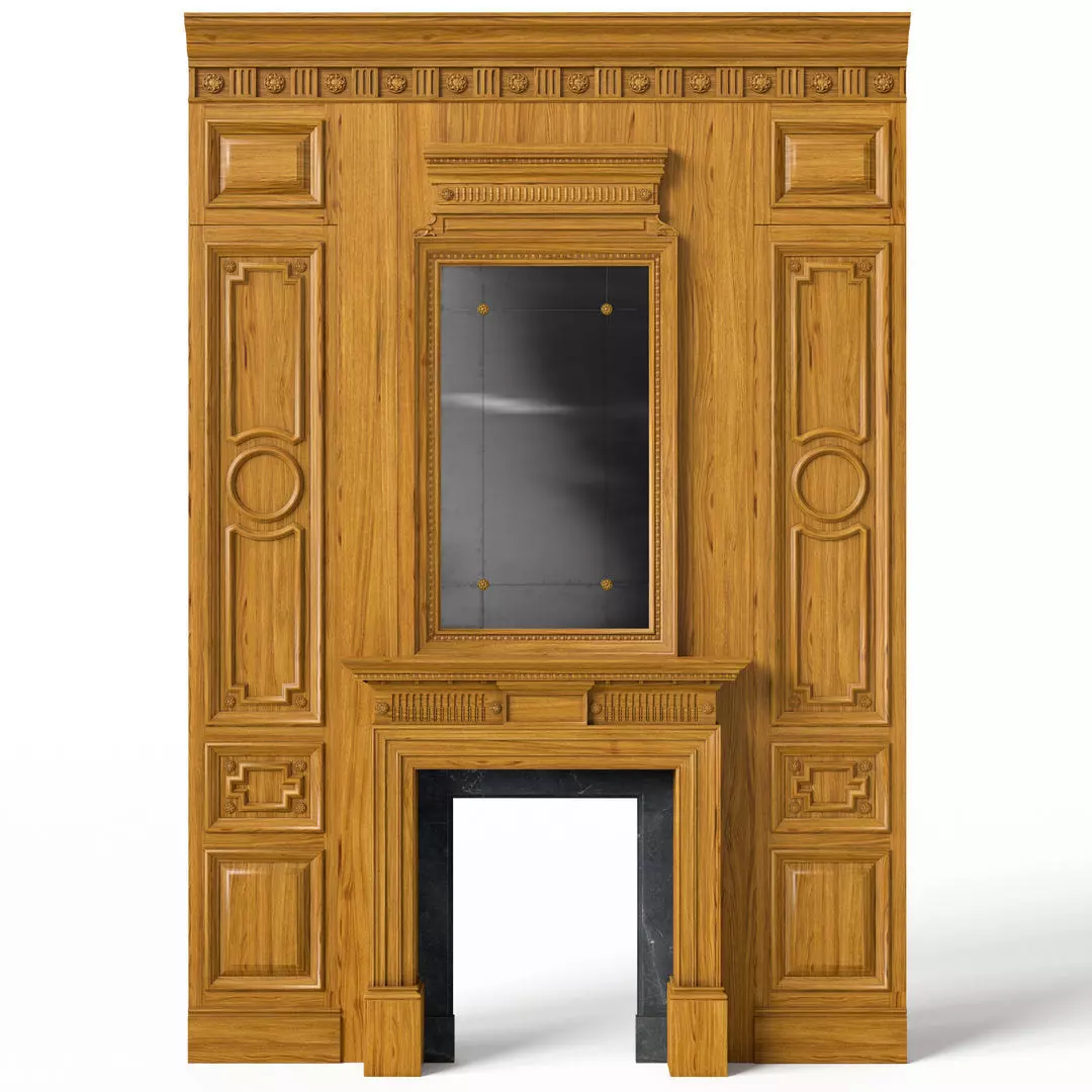 Fireplace 01 05 3D model_0