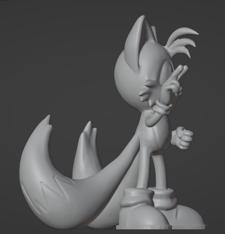 MILES TAILS - SONIC 02 3D print model_2