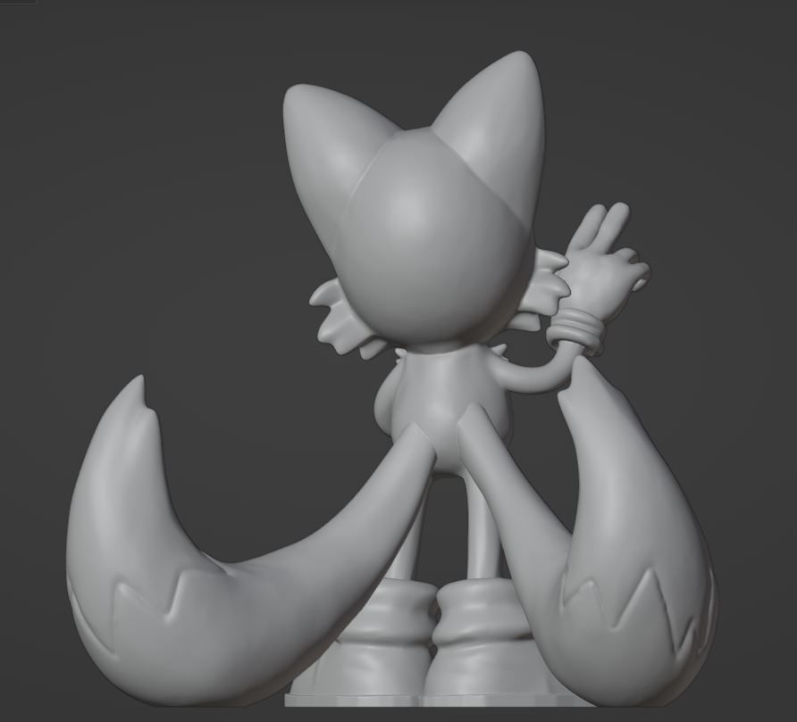 MILES TAILS - SONIC 02 3D print model_3