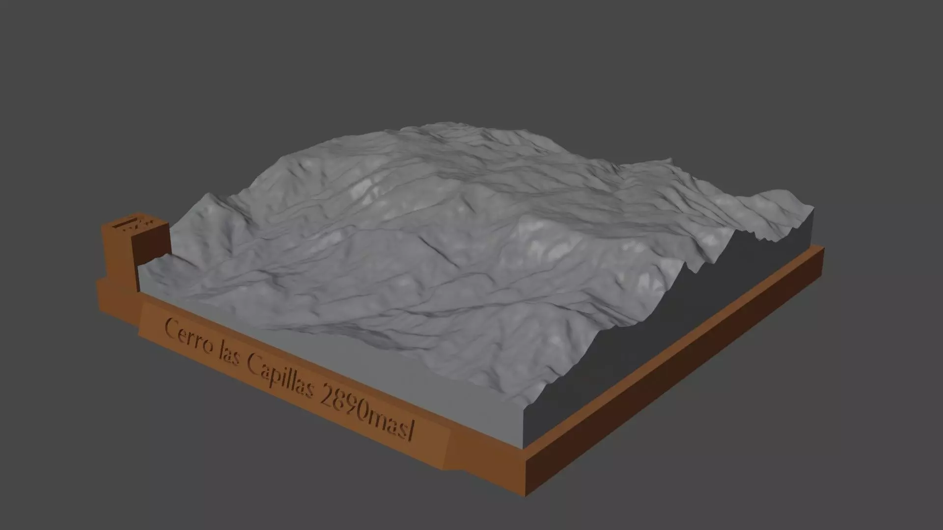 Cerro las Capillas 3D print model_0