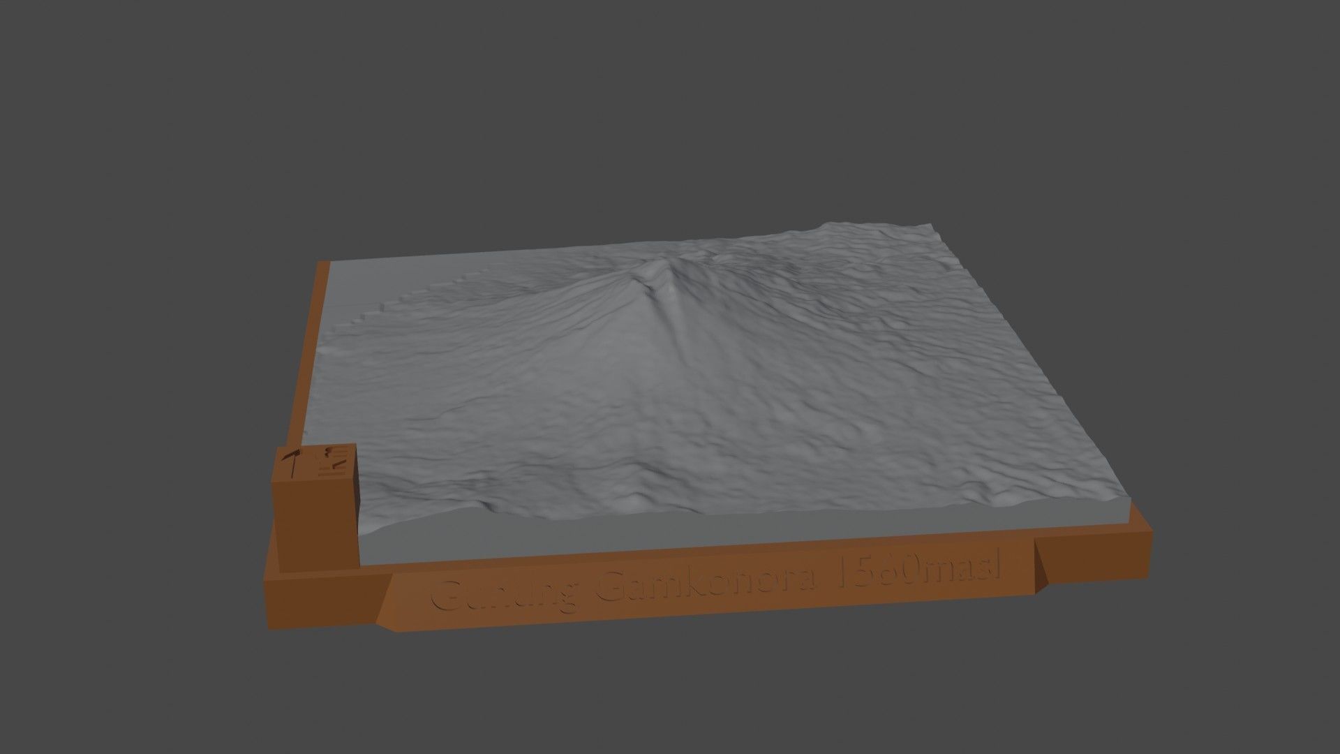 Gunung Gamkonora 3D print model_5