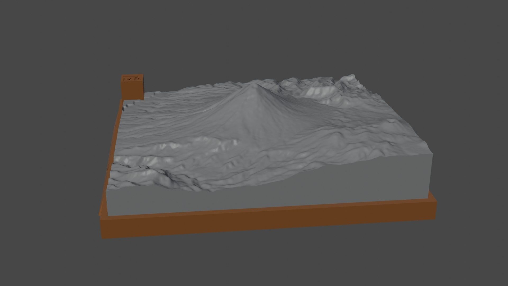 Gunung Inerie 3D print model_1