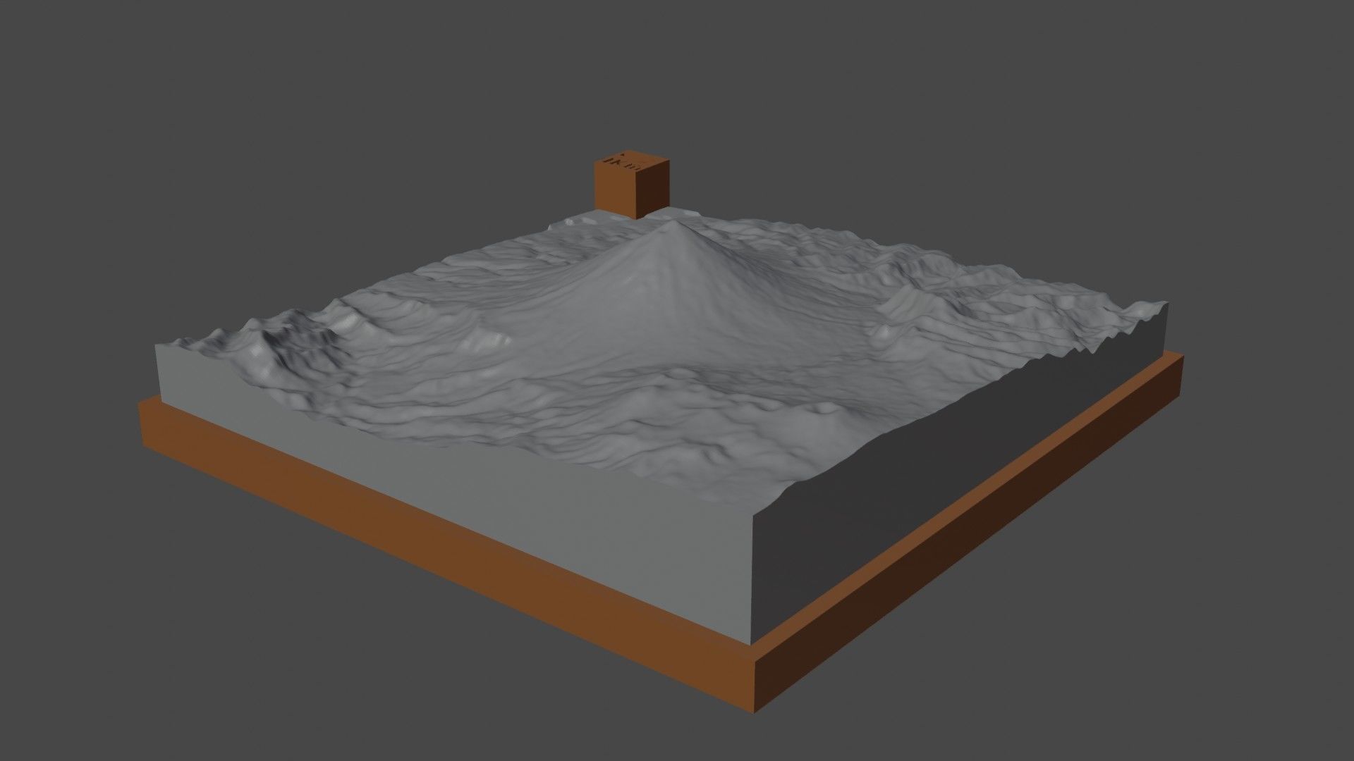 Gunung Inerie 3D print model_4