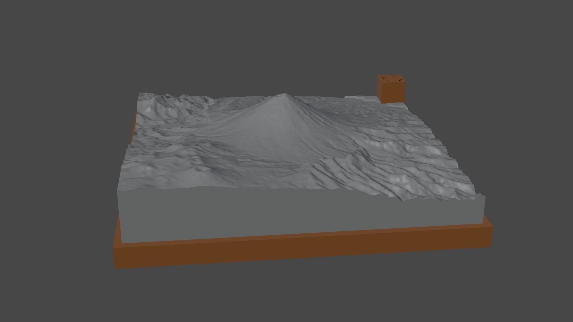 Gunung Inerie 3D print model_2