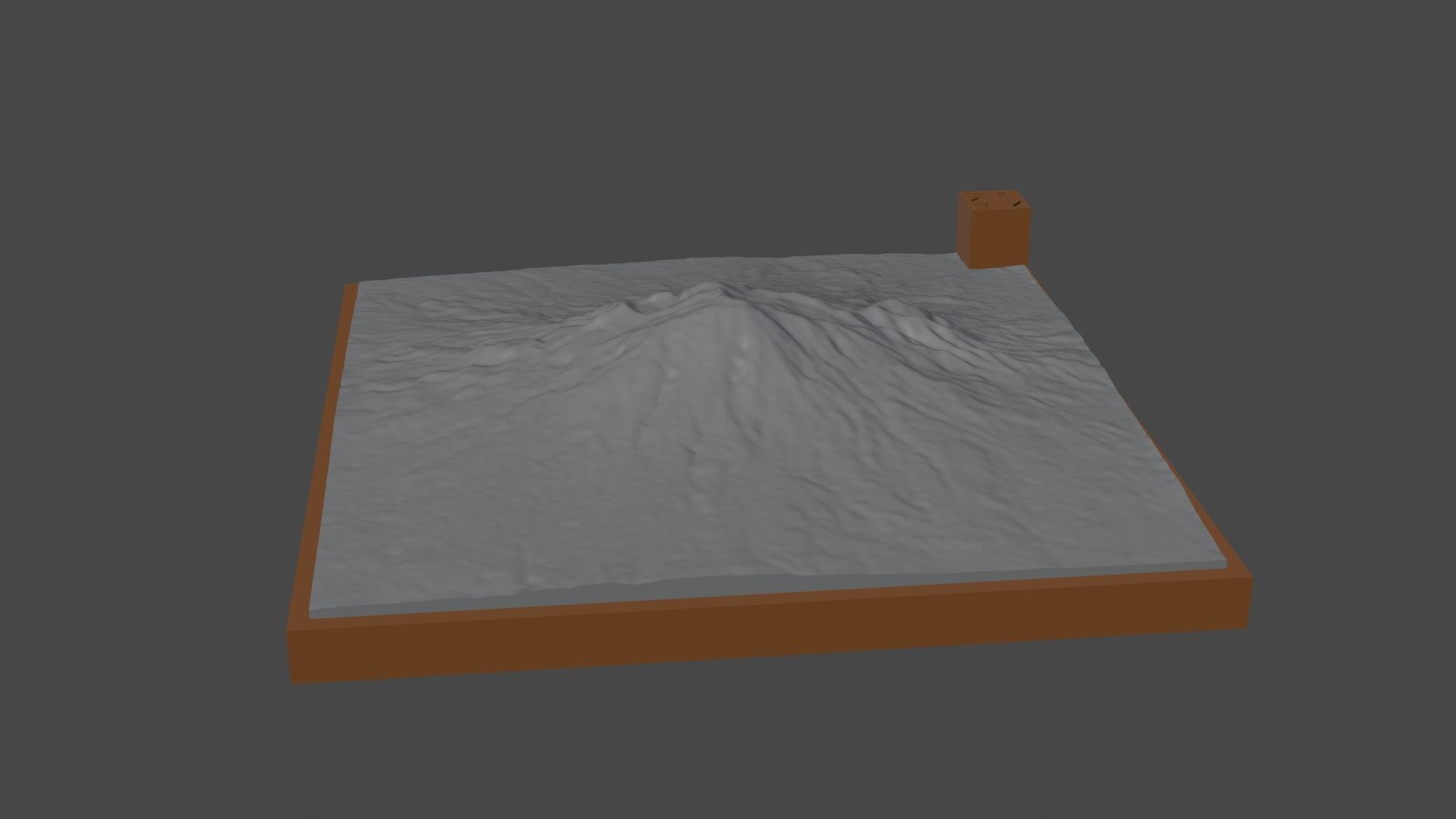Gunung Karang 3D print model_2