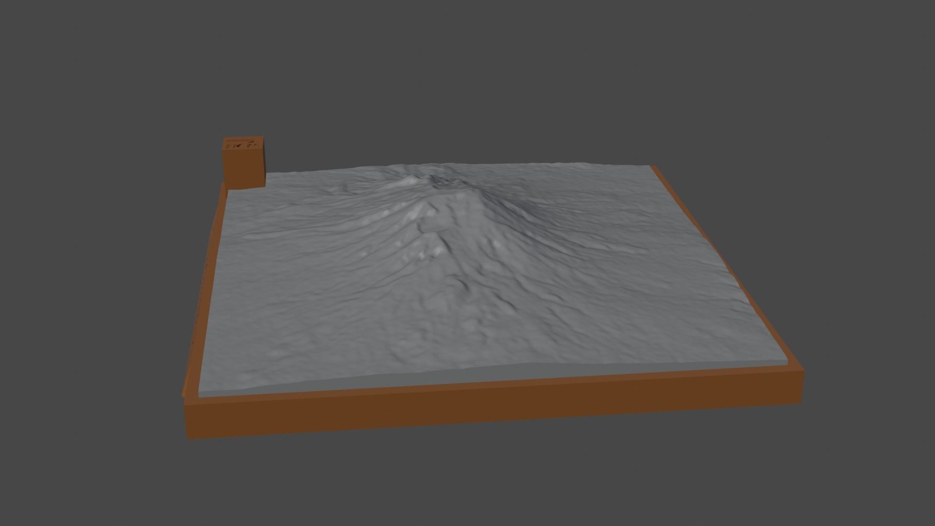 Gunung Karang 3D print model_1