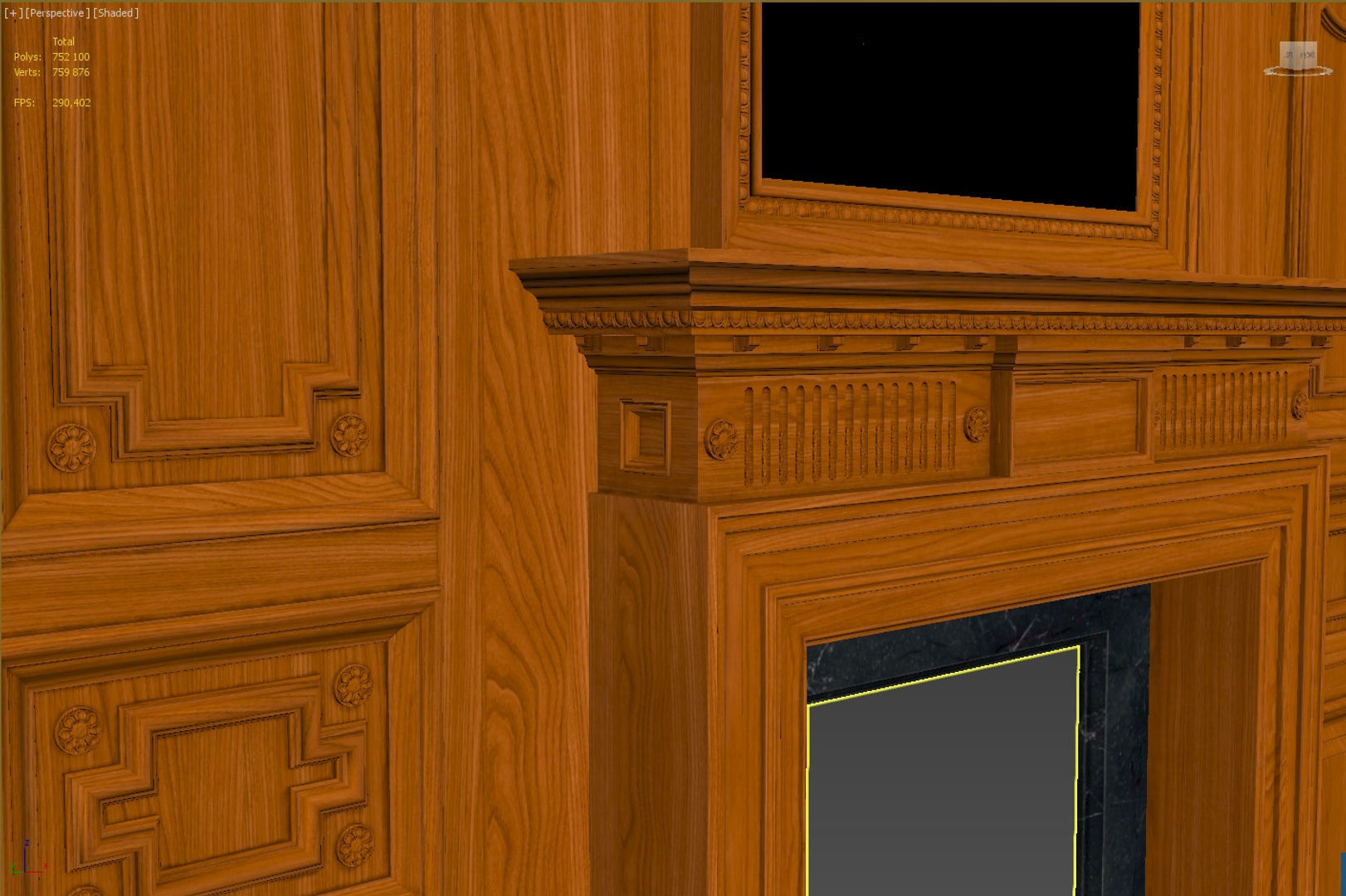 Fireplace 01 06 3D model_33