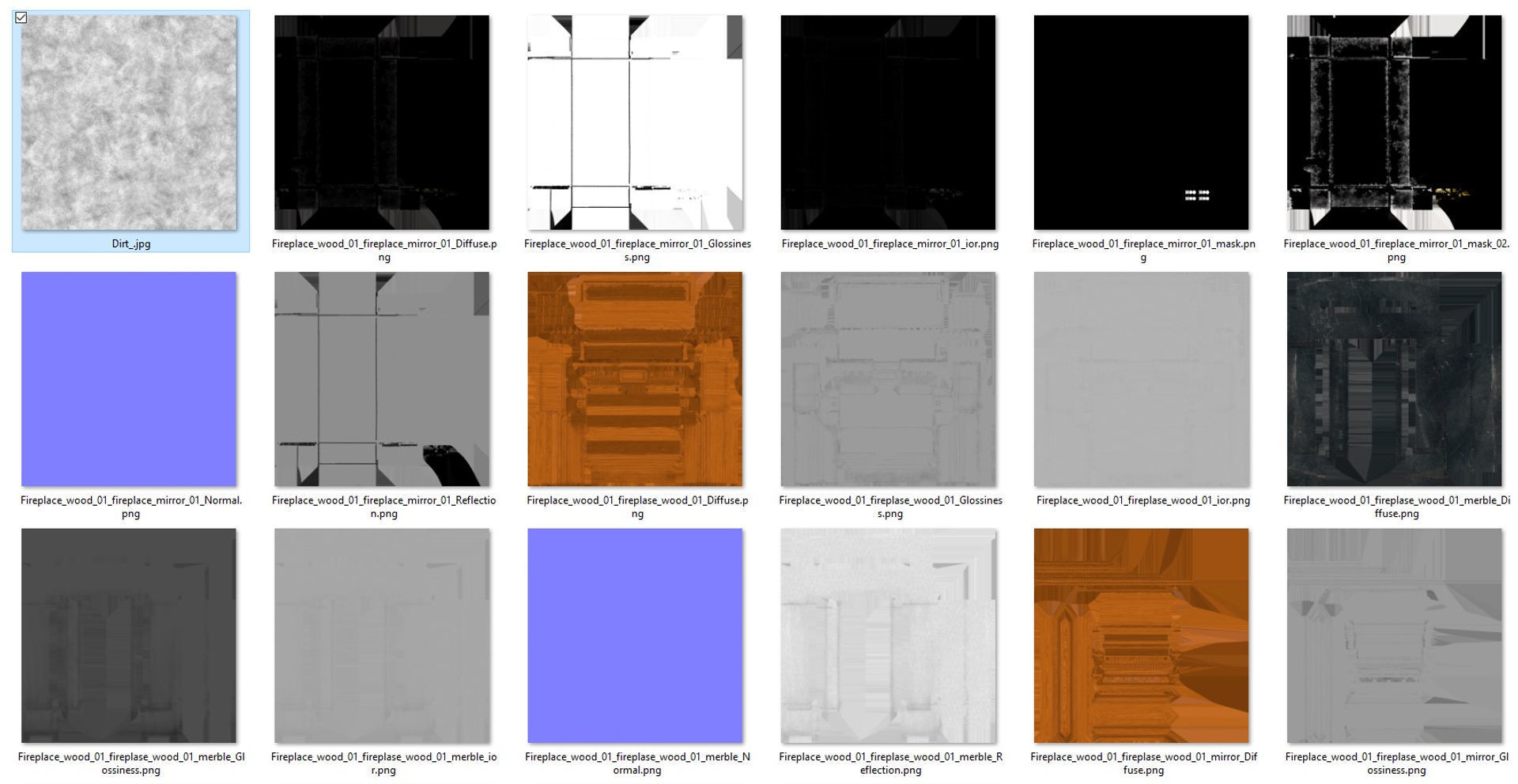 Fireplace 01 06 3D model_38