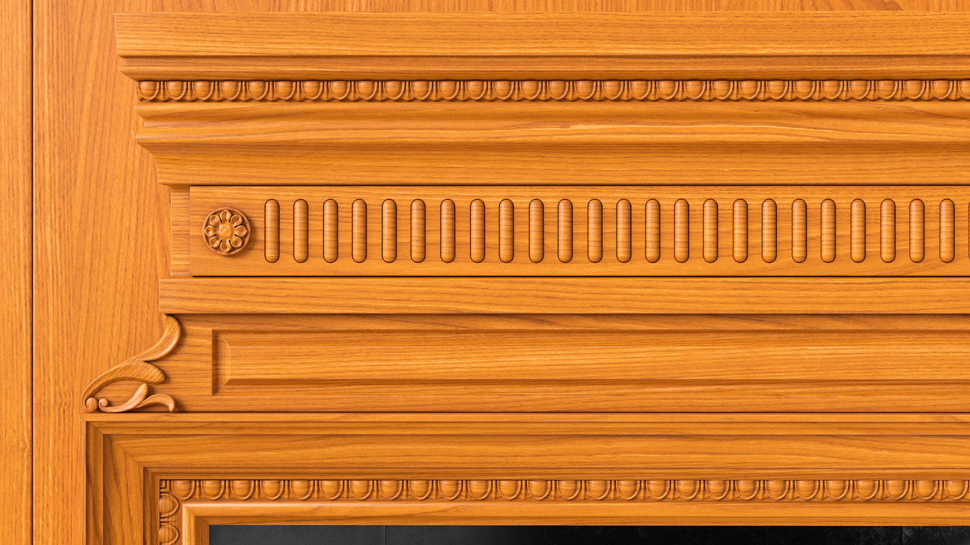 Fireplace 01 06 3D model_3