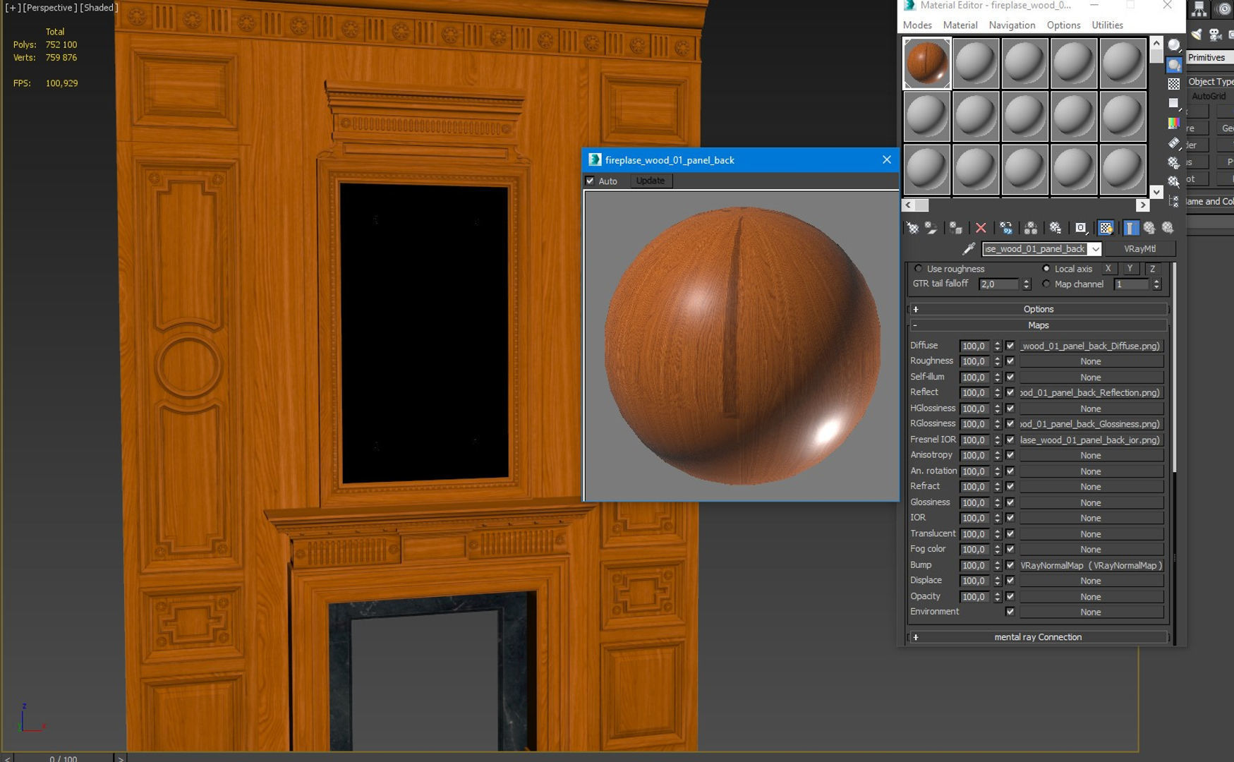 Fireplace 01 06 3D model_36