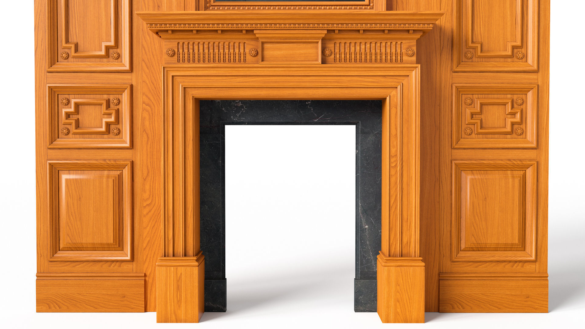 Fireplace 01 06 3D model_1