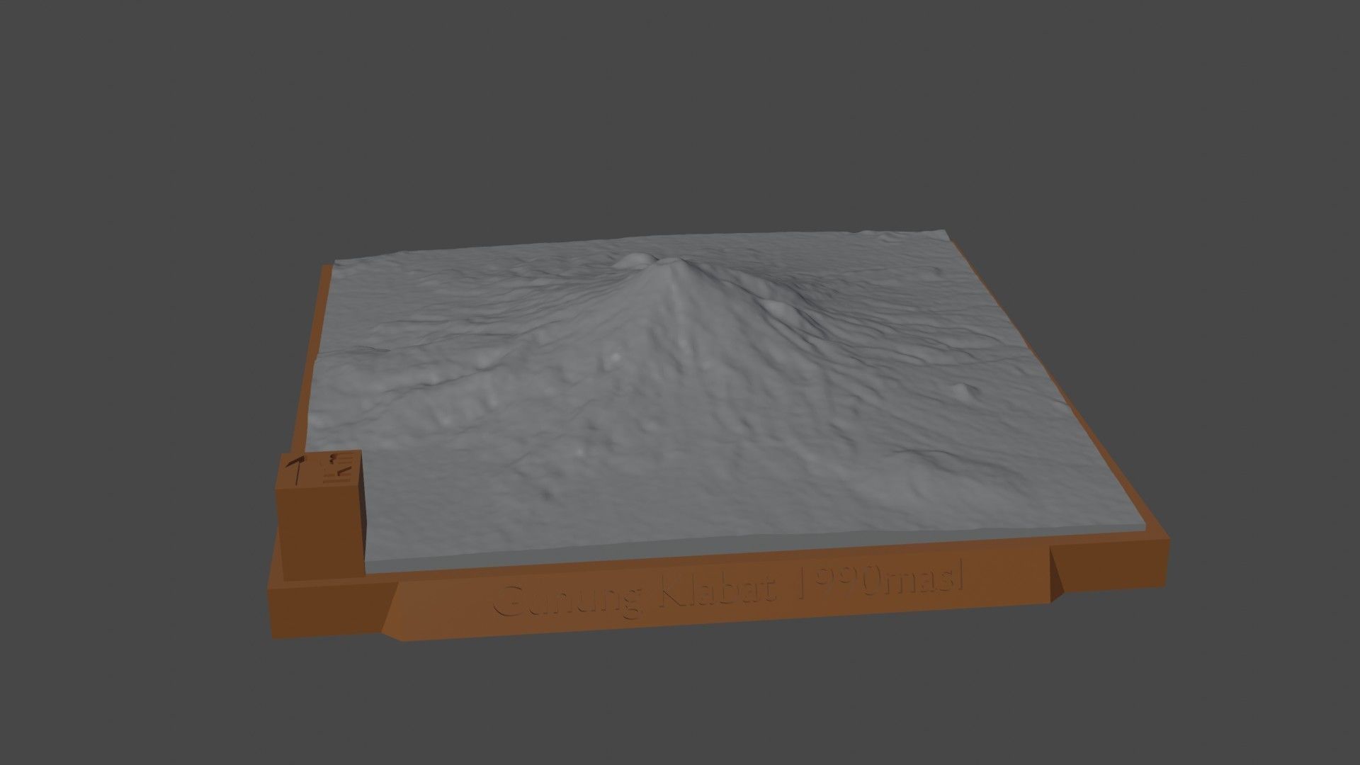 Gunung Klabat 3D print model_5